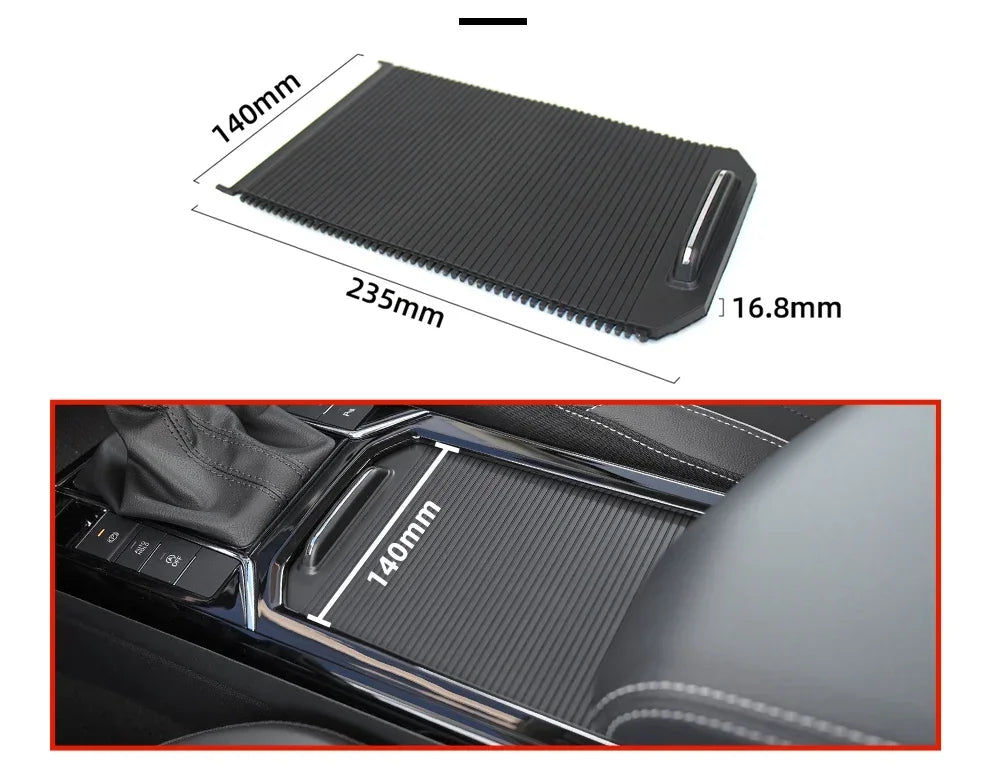 For Volkswagon VW Passat 2019-2025 New Car Interior Sliding Shutters Cup Holder Roller Blind Cover Replacement 3GB863241