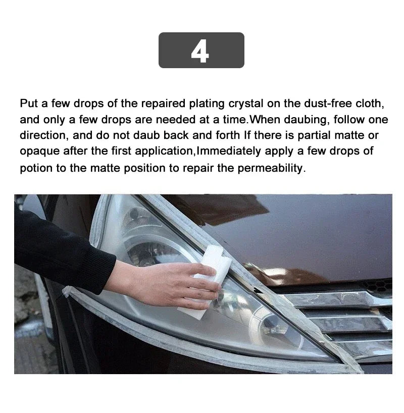 Universal maintenance fluid for car headlights, heat-resistant, long-lasting protective maintenance, repair agent update,new