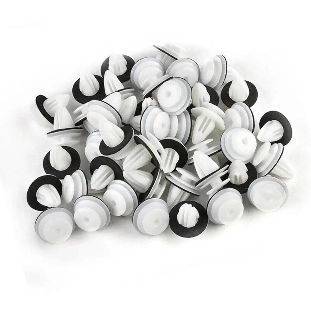 50Pcs Auto Bumper Mudguard Automotive Fastener Clip Car General Accessories Car Interior Door Panel Card Trim Fastener Clips