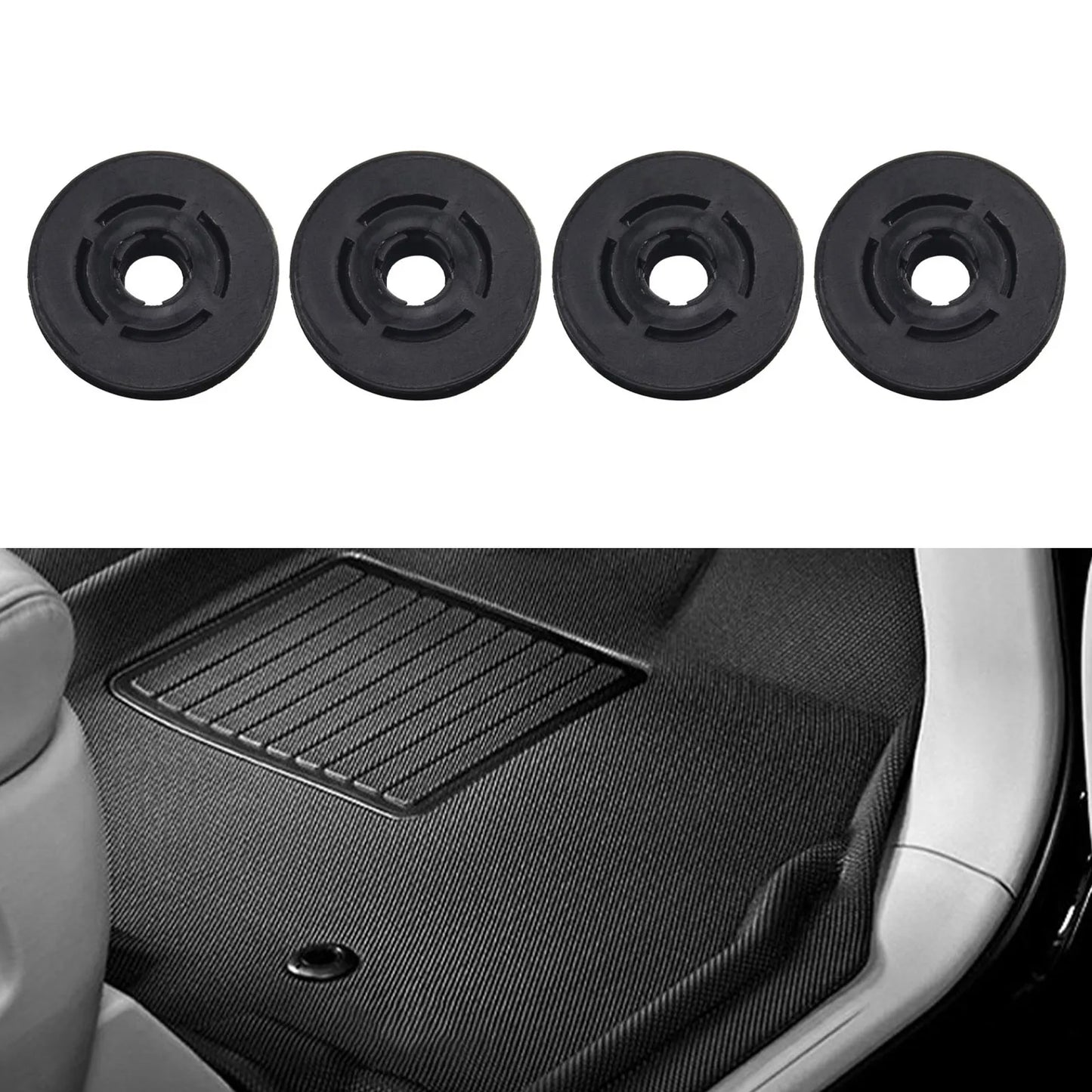 8pcs Car Floor Mat Caret Clips Fixing Non-Slip Fastener Clips Floor Holders Auto Fastene Parts