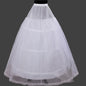 NUOXIFANG White 3 Hoops 1 Layer Of Yarn With Lace Petticoat Crinoline Slip Underskirt For Wedding Dress Bridal Gown 2020