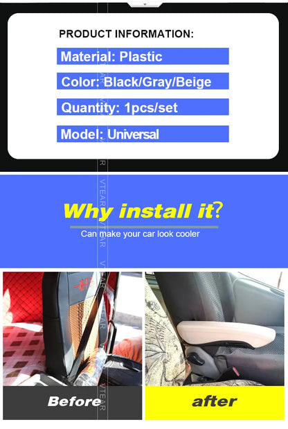 Vtear Truck Universal Armrest Seat Adjustable Car Center Console Arm Rest Box Interior Accessories Leather Car-Styling Parts