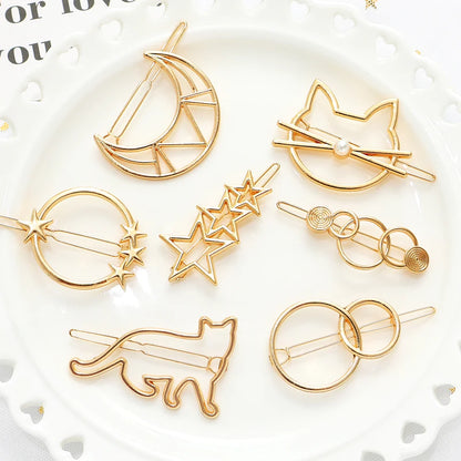 Cat  Hair Clip Barrette For Women Girl Hairpin