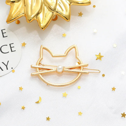 Cat  Hair Clip Barrette For Women Girl Hairpin