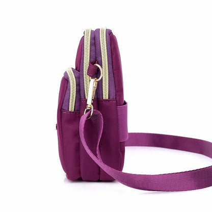 Casual Waterproof Nylon Crossbody Bags Women Messenger Shoulder Bag