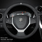 Car Leather Steering Wheel Cover Anti-slip Accessories For Suzuki Swift Jimny Baleno SX4 Ignis Vitara Alto Splash Samurai Kaiser