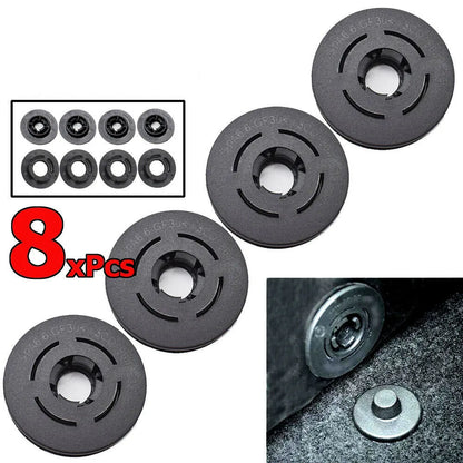 8pcs Car Floor Mat Caret Clips Fixing Non-Slip Fastener Clips Floor Holders Auto Fastene Parts