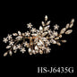 Hair Comb Luxury Metal Side Hair Clips Bridal Plate Hair Headdress Jewellery