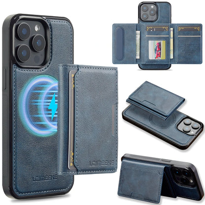 2 in 1 Magnetic Wallet Leather Case For iPhone 16 Pro Max 15 Plus Magsafe Phone Cover Fold Cards bag Kickstand