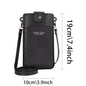 Women Mobile Phone Bag Fashion Touch Screen Shoulder Phone Bag Crossbody Bags Leather Mobile Wallet Bags IPhone 7 8/Huawei P20