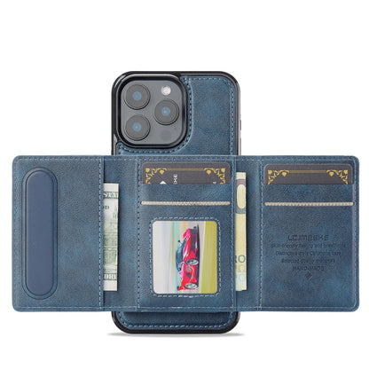 2 in 1 Magnetic Wallet Leather Case For iPhone 16 Pro Max 15 Plus Magsafe Phone Cover Fold Cards bag Kickstand