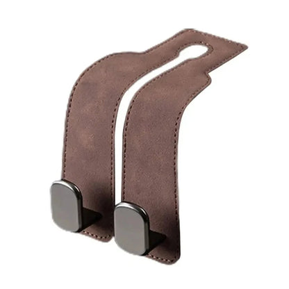 2 in 1 Car Hook For Car Rear Seat Back Hooks Headrest Hanger Clip Universal Double Hooks Holder Storage Car Interior Accessories