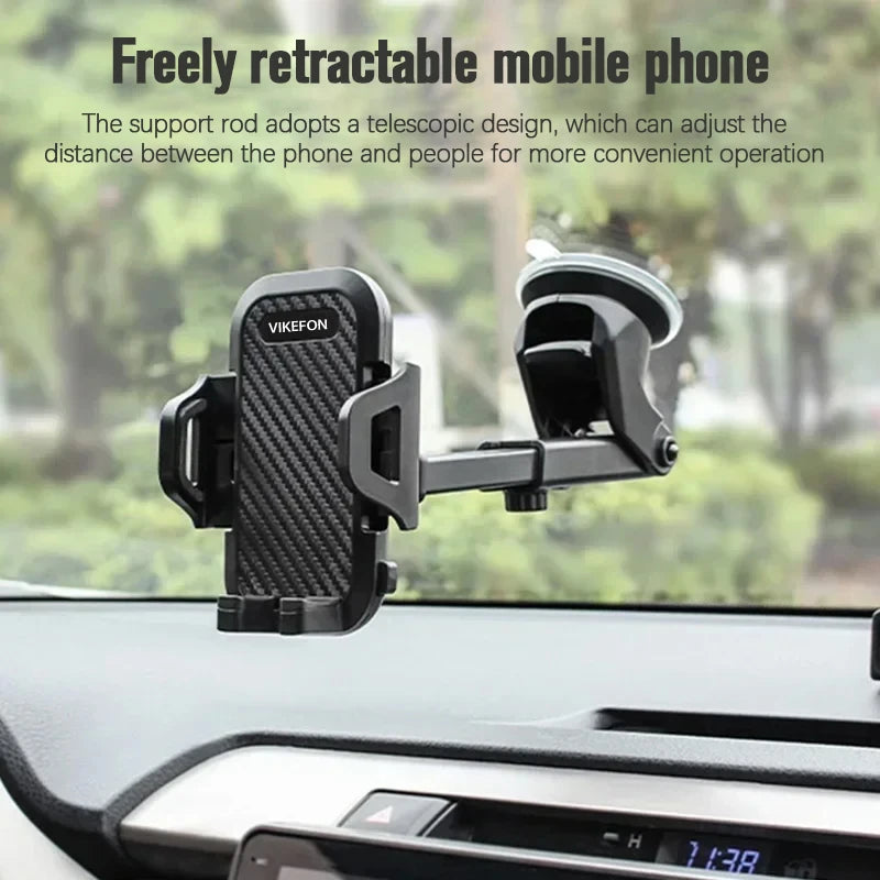 Sucker Car Phone Holder Mount Stand Suction Cup Smartphone Mobile Cell Support in Car Bracket For iPhone Xiaomi Huawei Samsung