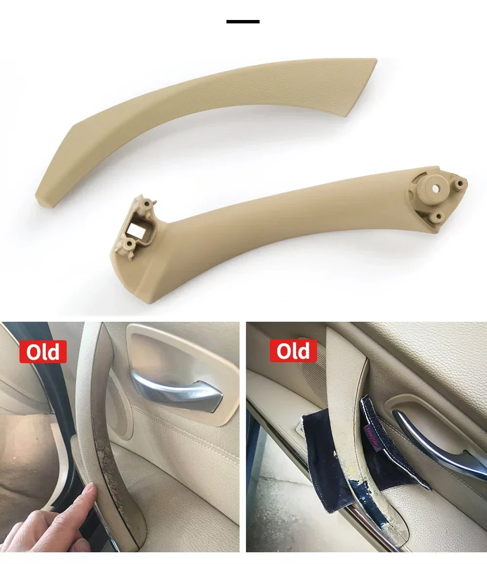 Left Right Car Interior Door Handles Cover Trim For BMW 3 Series E90 E91 E92 E93 2005-2012 316 318 320 325 328i