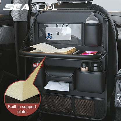 SEAMETAL Car Backseat Storage Bag Multi-Pockets Seat Back Organizer.