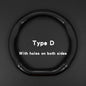 Universal Car Steering Wheel Cover Carbon Fiber Leather Three-dimensional Anti Slip, Timple And Fashionable Car Accessories