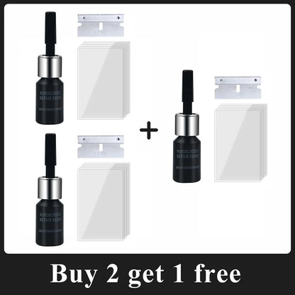 Car Glass Repair Window Cracks Gone Kit Remove Scratch Automobile Truck Motorcycles Broken Repair Windscreen Crack Recovery Set