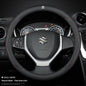 Car Leather Steering Wheel Cover Anti-slip Accessories For Suzuki Swift Jimny Baleno SX4 Ignis Vitara Alto Splash Samurai Kaiser