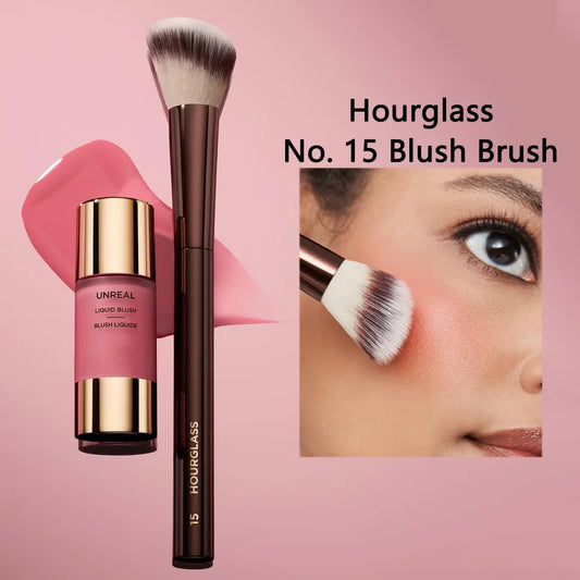 Hourglass No. 15 Blush Brush Angled  Brush Cream Blush Makeup Tool