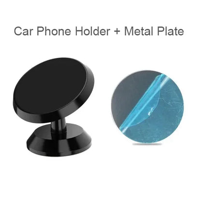 Magnetic Car Phone Holder Magnet Mount Mobile Cell Phone Stand GPS Support For iPhone 14 13 12 Pro Xiaomi Huawei Samsung Oneplus