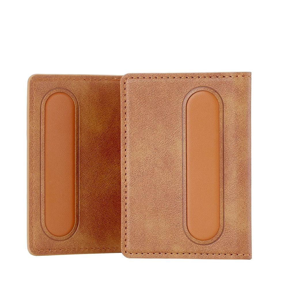 2 in 1 Magnetic Wallet Leather Case For iPhone 16 Pro Max 15 Plus Magsafe Phone Cover Fold Cards bag Kickstand