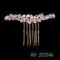 Hair Comb Luxury Metal Side Hair Clips Bridal Plate Hair Headdress Jewellery