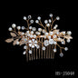 Hair Comb Luxury Metal Side Hair Clips Bridal Plate Hair Headdress Jewellery