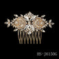 Hair Comb Luxury Metal Side Hair Clips Bridal Plate Hair Headdress Jewellery