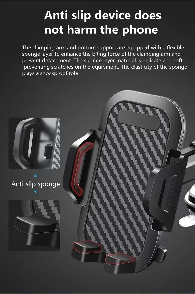 Sucker Car Phone Holder Mount Stand Suction Cup Smartphone Mobile Cell Support in Car Bracket For iPhone Xiaomi Huawei Samsung