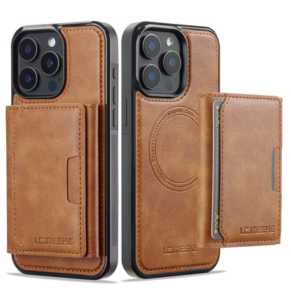 2 in 1 Magnetic Wallet Leather Case For iPhone 16 Pro Max 15 Plus Magsafe Phone Cover Fold Cards bag Kickstand