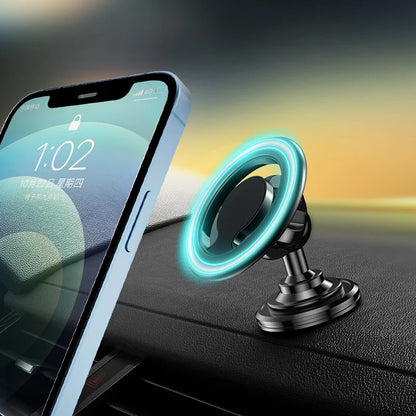 Magnetic Car Phone Holder Stand Magnet Car Mount Support GPS Mobile Bracket in Car For Macsafe iPhone 15 14 13 12 Samsung Xiaomi