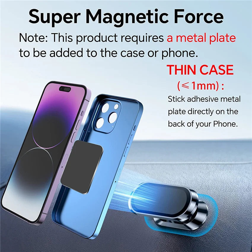 Magnetic Car Phone Holder Stand Mobile Cell Air Vent Magnet Mount GPS Support in Car For iPhone 15 14 13 X Xiaomi Samsung Huawei