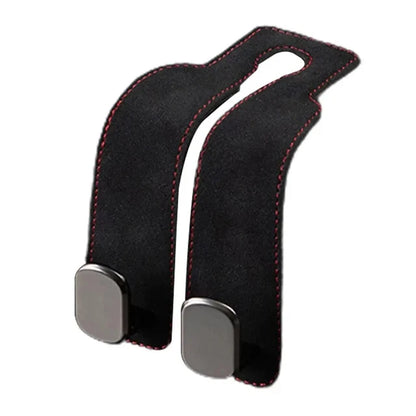 2 in 1 Car Hook For Car Rear Seat Back Hooks Headrest Hanger Clip Universal Double Hooks Holder Storage Car Interior Accessories