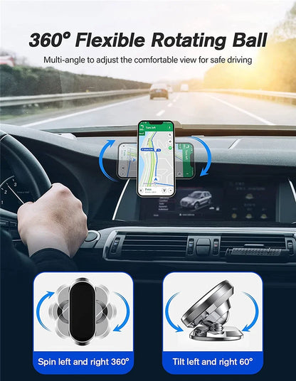 Magnetic Car Phone Holder Stand Mobile Cell Air Vent Magnet Mount GPS Support in Car For iPhone 15 14 13 X Xiaomi Samsung Huawei