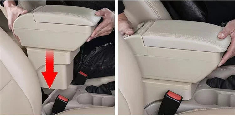 For Mitsubishi Attrage Mirage Armrest For Mitsubishi Mirage Space Star Car armrest Box Retrofit parts car accessorie Storage box