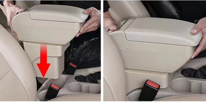For Mitsubishi Attrage Mirage Armrest For Mitsubishi Mirage Space Star Car armrest Box Retrofit parts car accessorie Storage box
