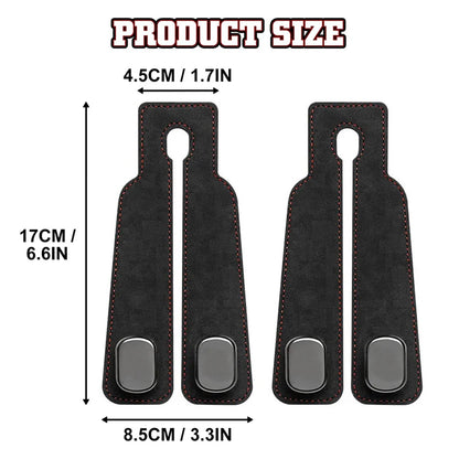 2 in 1 Car Hook For Car Rear Seat Back Hooks Headrest Hanger Clip Universal Double Hooks Holder Storage Car Interior Accessories