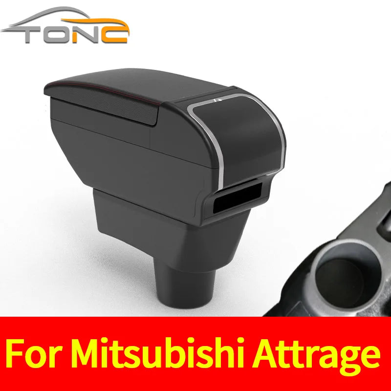 For Mitsubishi Attrage Mirage Armrest For Mitsubishi Mirage Space Star Car armrest Box Retrofit parts car accessorie Storage box