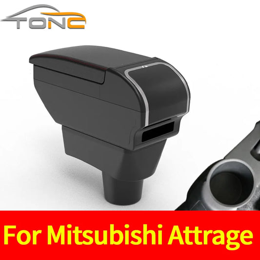 For Mitsubishi Attrage Mirage Armrest For Mitsubishi Mirage Space Star Car armrest Box Retrofit parts car accessorie Storage box