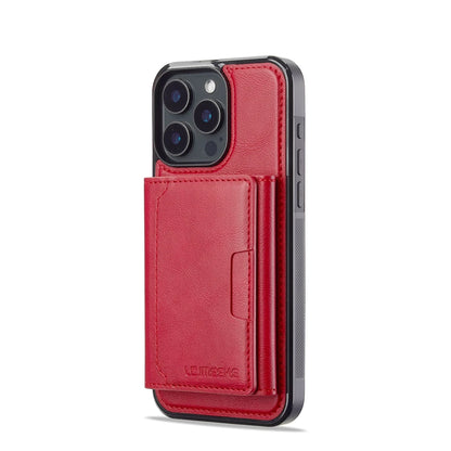 2 in 1 Magnetic Wallet Leather Case For iPhone 16 Pro Max 15 Plus Magsafe Phone Cover Fold Cards bag Kickstand