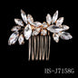 Hair Comb Luxury Metal Side Hair Clips Bridal Plate Hair Headdress Jewellery