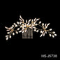 Hair Comb Luxury Metal Side Hair Clips Bridal Plate Hair Headdress Jewellery