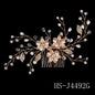 Hair Comb Luxury Metal Side Hair Clips Bridal Plate Hair Headdress Jewellery