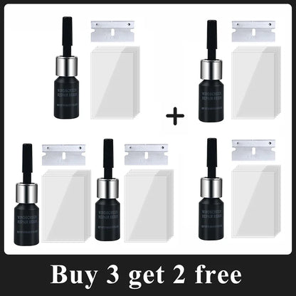 Car Glass Repair Window Cracks Gone Kit Remove Scratch Automobile Truck Motorcycles Broken Repair Windscreen Crack Recovery Set