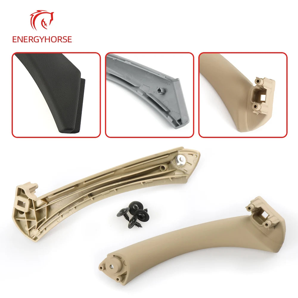 Left Right Car Interior Door Handles Cover Trim For BMW 3 Series E90 E91 E92 E93 2005-2012 316 318 320 325 328i