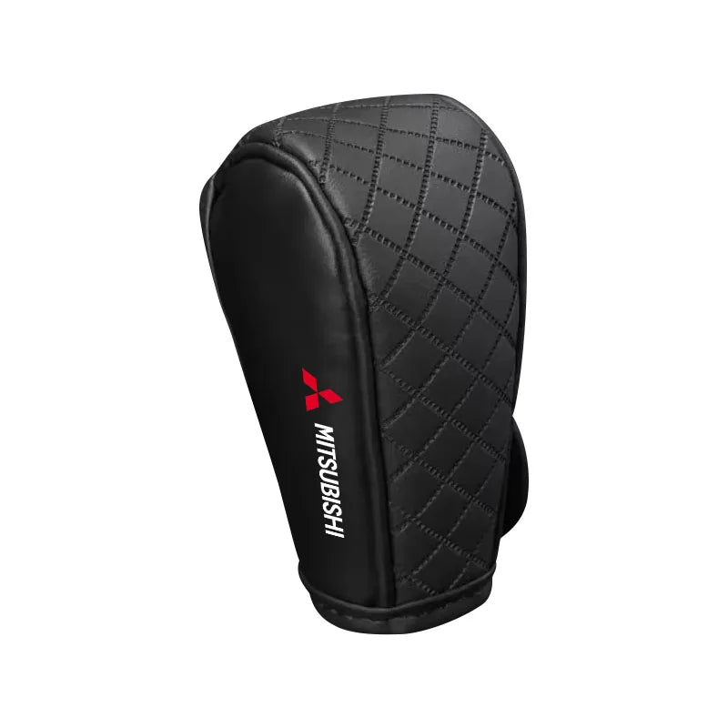 Car Shift Handle Cover Leather Universal Non-Slip Wear-resistant Shift Knob For Mitsubishi lancer asx outlander pajero l200