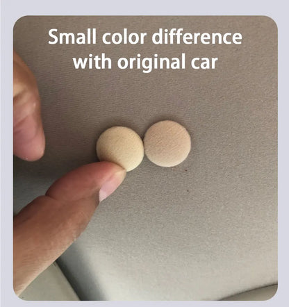 SEAMETAL 40pcs Car Interior Roof Buckles Headliner Ceiling Cloth Fixing Screw Care Fabric Buckle Rivets Car Retainer Cap Repair